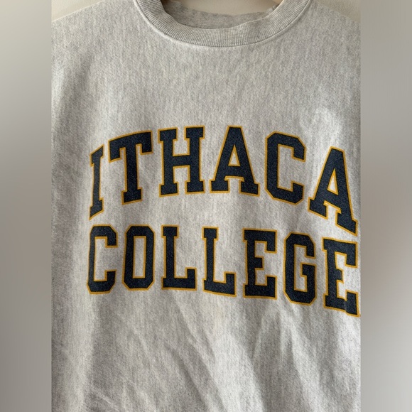 Ithaca College Vintage Champion Crewneck Sweatshirt - Picture 2 of 5